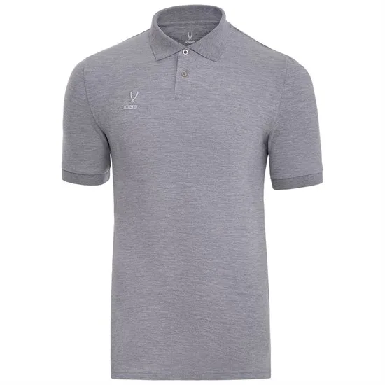 Поло пике Jogel ESSENTIAL Cotton Polo, серый меланж 91