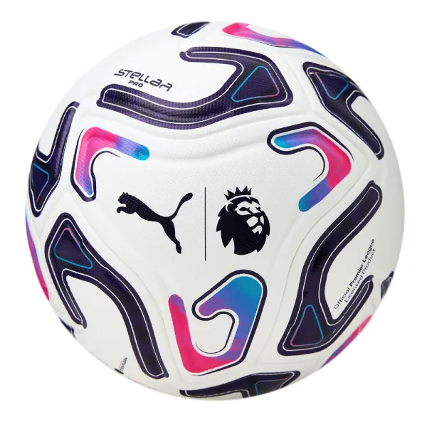 Мяч футб. PUMA Stellar Pro PL, 08510701, р.5, FIFA Quality Pro, 8п, ПУ, термосш, бело-фиолетовый за 9&nbsp;069.50 ₽ в Астрахани