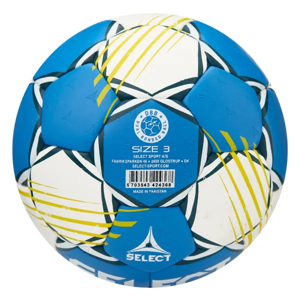 Мяч ганд. SELECT HB FORCE DB V25, 1622858205, Senior (р.3), EHF Appr,ПУ, гибр.сш., сине-белый за 8&nbsp;438.80 ₽ в Астрахани