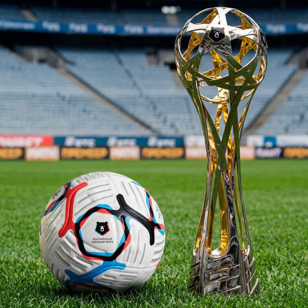 Мяч футб. KELME Russian Premier League, 7601QU5216-100, р.5, FIFA Pro, 10п, ПУ, термосш, бел-син-кр за 10&nbsp;672.60 ₽ в Астрахани