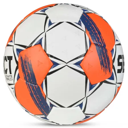 Мяч ганд. SELECT Ultimate Replica v25, 3572858745, р.3(Senior), ПУ,руч.сш, бел-оранж-т.син за 5&nbsp;373.70 ₽ купить в Астрахани