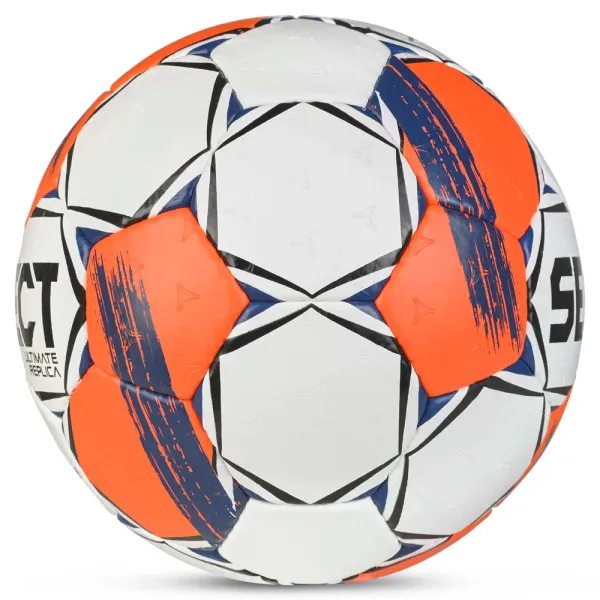 Мяч ганд. SELECT Ultimate Replica v25, 3572858745, р.3(Senior), ПУ,руч.сш, бел-оранж-т.син за 5&nbsp;373.70 ₽ в Астрахани