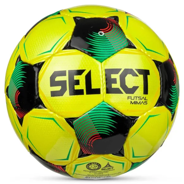 Мяч футзал. SELECT Futsal Mimas V26, 1053471007, р.4,FIFA Basic, 32п, ПУ, руч.сш, желто-зелено-черн. за 6&nbsp;113.20 ₽ в Астрахани