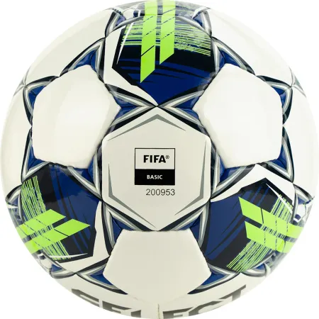 Мяч футзал. SELECT Futsal Master Shiny V22, 1043460004, р.4, Basic,32п, гл.ПУ, руч.сш,бел-син-зел за 7&nbsp;539.50 ₽ купить в Астрахани