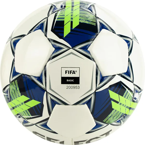 Мяч футзал. SELECT Futsal Master Shiny V22, 1043460004, р.4, Basic,32п, гл.ПУ, руч.сш,бел-син-зел за 7&nbsp;539.50 ₽ в Астрахани