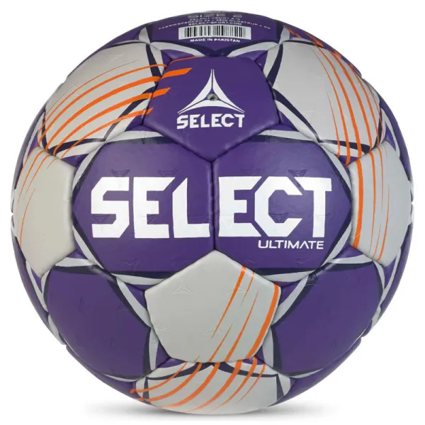 Мяч ганд. SELECT Ultimate Official EHF V24, 1612858999, Senior(р.3), EHF Appr, ПУ, руч.сш, фиол-сер за 15&nbsp;504 ₽ в Астрахани