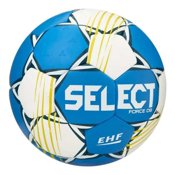 Мяч ганд. SELECT HB FORCE DB V25, 1622858205, Senior (р.3), EHF Appr,ПУ, гибр.сш., сине-белый за 8&nbsp;438.80 ₽ в Астрахани