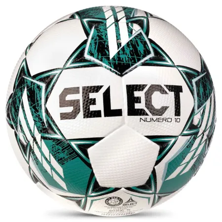 Мяч футб. SELECT NUMERO 10 V23, 0575060004, р.5, FIFA Basic, 32п, ПУ, руч. сш, бело-бирюзовый за 8&nbsp;051.20 ₽ купить в Астрахани