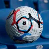 Мяч футб. KELME Russian Premier League, 7601QU5216-100, р.5, FIFA Pro, 10п, ПУ, термосш, бел-син-кр за 10&nbsp;672.60 ₽ купить в Астрахани